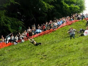 Carrera del queso en Cooper's Hill