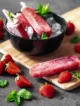 Paletas Frías de Fresa: Perfectas Para Días Calurosos Paletas de fresa