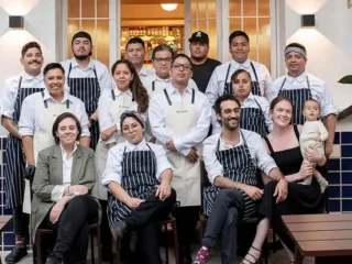 Staff del restaurante The Lamb en la colonia Roma CDMX