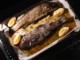 Trucha a la mantequilla sacada del horno