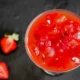 Copa de daiquiri de fresa
