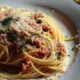 Plato de linguine con sardinas