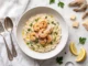Bowl de risotto con camarones