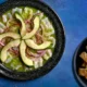Aguachile de camarón con galletas