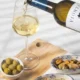 Botella de vino Albariño