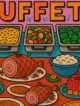 Ilustración de un buffet