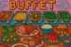 Ilustración de un buffet