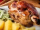 Chamorro al Horno: Aprende a Prepararlo en Casa Chamorro al horno con papas y ensalada
