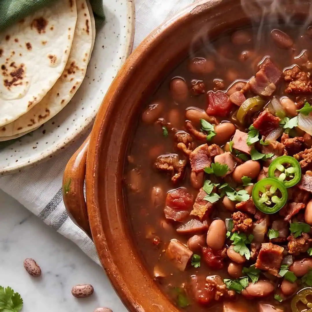 Frijoles Charros Tradicionales: Receta Mexicana Llena de Sabor Frijoles charros