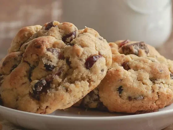 Galletas de avena con pasas
