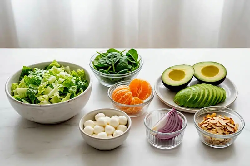 Ensalada de Mandarina y Aguacate Fresca y Deliciosa Ingredientes para preparar una ensalada de mandarina y aguacate