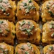 Sliders con ajo y hierbas finas