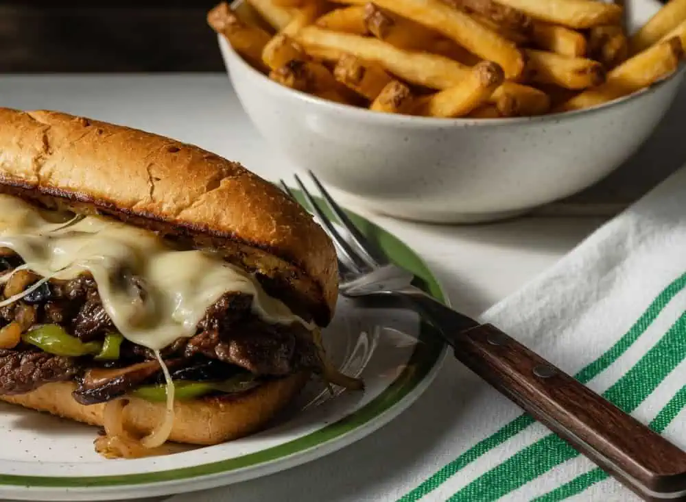 Philly Cheesesteak Sándwich Philly cheesesteak
