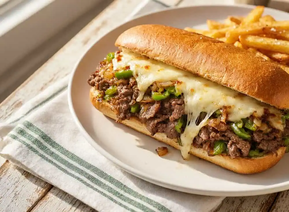 Philly Cheesesteak Sándwich Philly cheesesteak