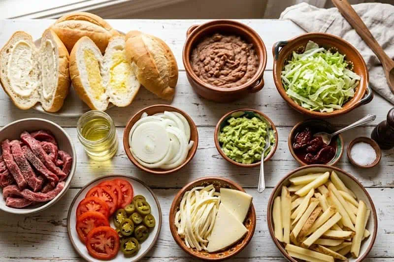 Pepitos Mexicanos de Carne de Res Ingredientes para preparar unos pepitos de res a la mexicana