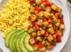 Papas con pimientos para el desayuno