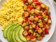 Papas con pimientos para el desayuno