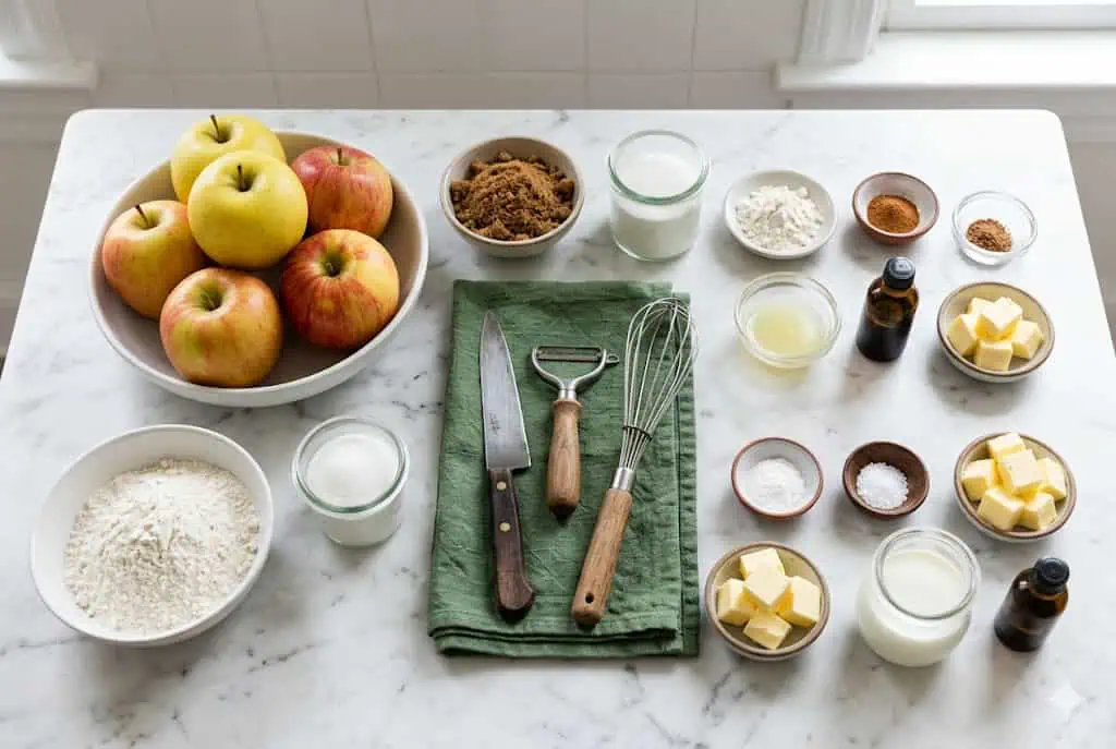 Cobbler de manzana Cobbler de manzana ingredientes
