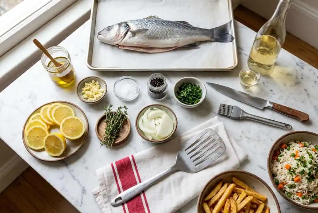 Lobina al Horno: Un Plato Elegante, Saludable y Lleno de Sabor Lobina al horno ingredientes